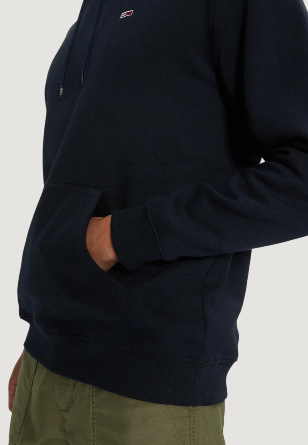 Felpa con cappuccio Tommy Hilfiger Jeans TJM REG S FLAG HOODIE Blue scuro - Foto 5