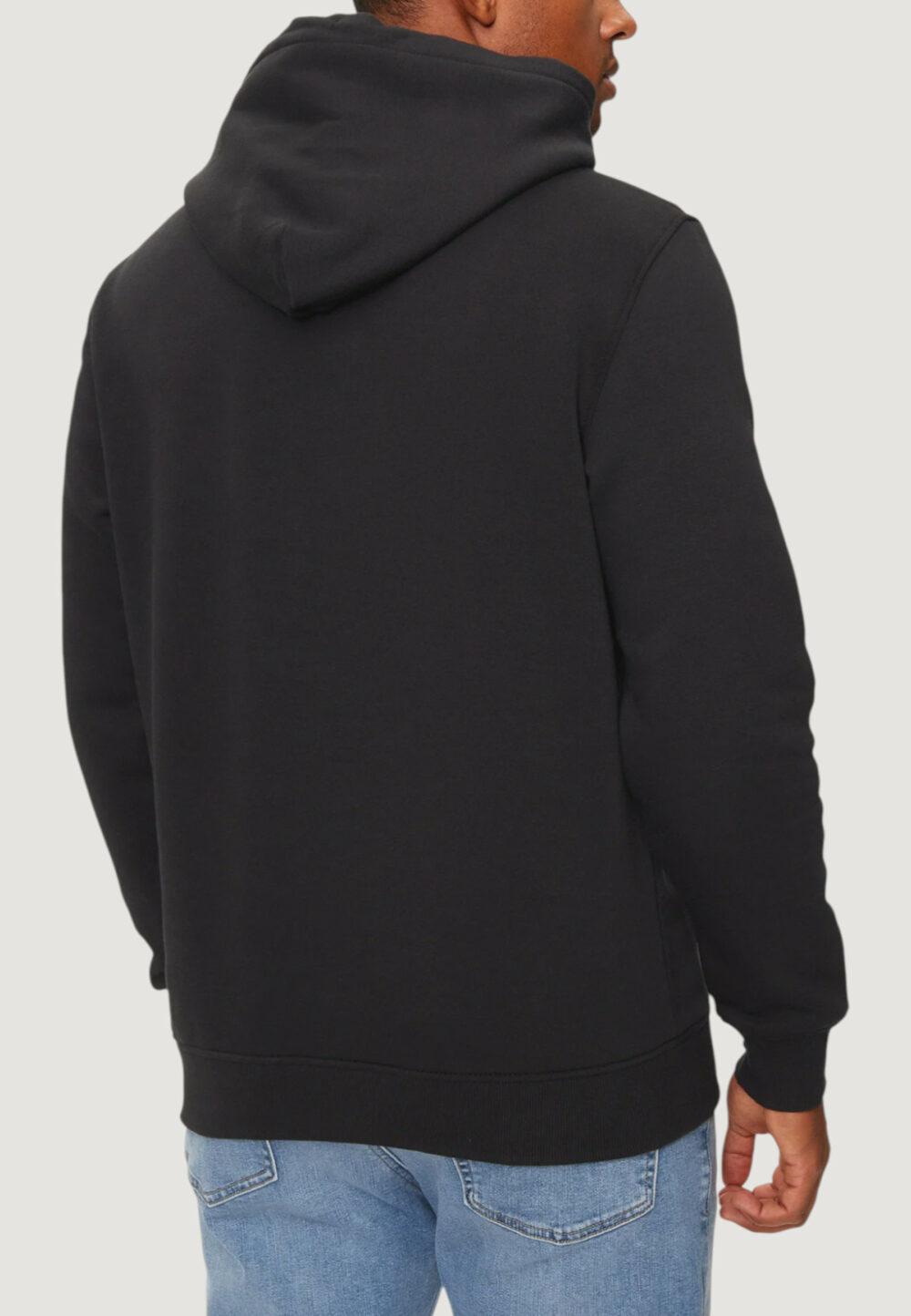 Felpa con cappuccio Tommy Hilfiger Jeans TJM REG ESSENTIAL FLAG HOOD EXT Nero - Foto 3