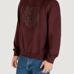 Felpa senza cappuccio Antony Morato REGULAR FIT WITH RUBBER PRISM SHAPE PRINT Bordeaux - Foto 2