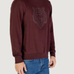 Felpa senza cappuccio Antony Morato REGULAR FIT WITH RUBBER PRISM SHAPE PRINT Bordeaux - Foto 3