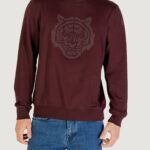 Felpa senza cappuccio Antony Morato REGULAR FIT WITH RUBBER PRISM SHAPE PRINT Bordeaux - Foto 5
