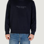 Felpa senza cappuccio Armani Exchange  Blue scuro - Foto 4