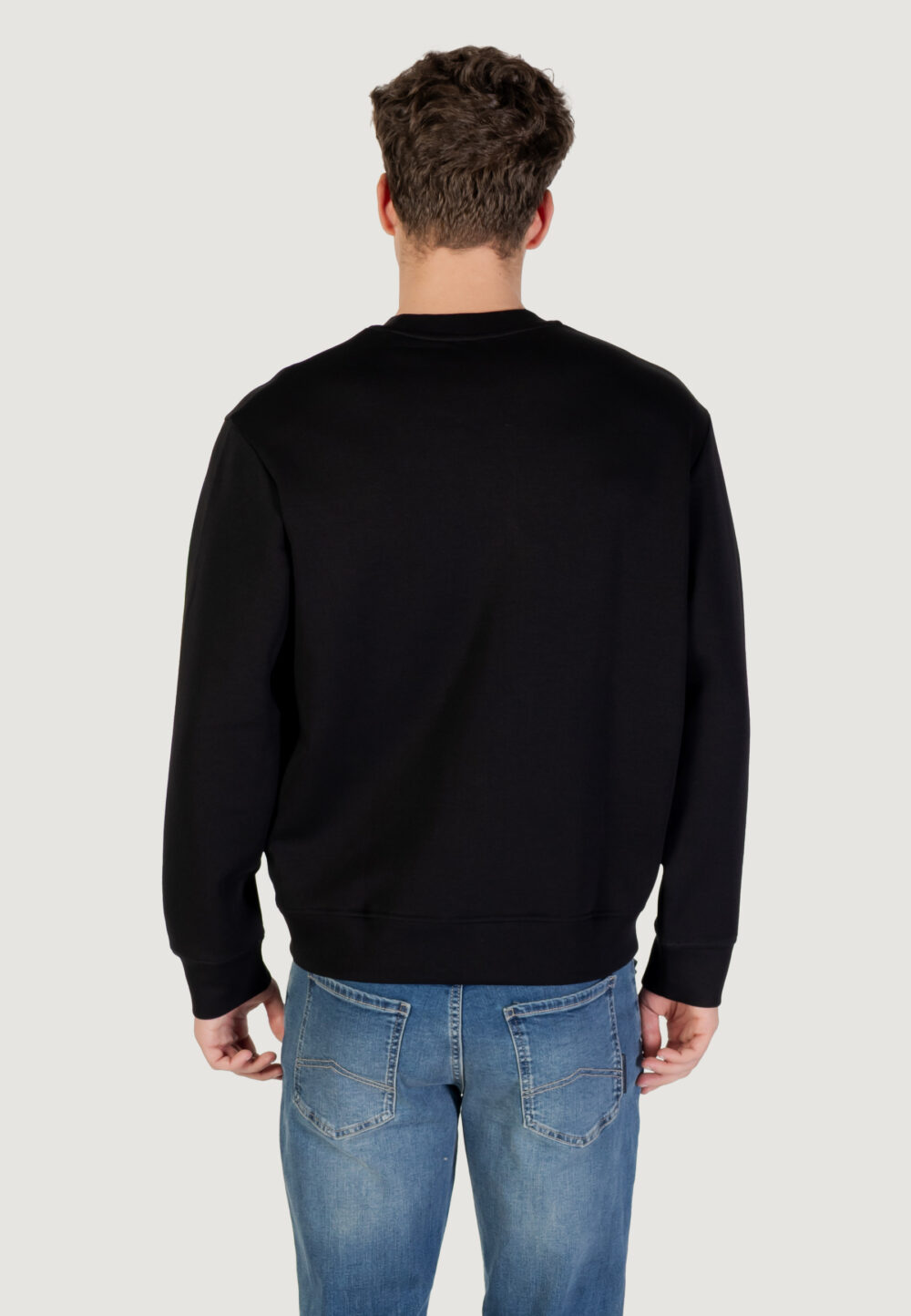 Felpa senza cappuccio Armani Exchange  Nero - Oro - Foto 2