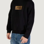 Felpa senza cappuccio Armani Exchange  Nero - Oro - Foto 3
