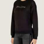 Felpa senza cappuccio Armani Exchange  Nero - Oro - Foto 2