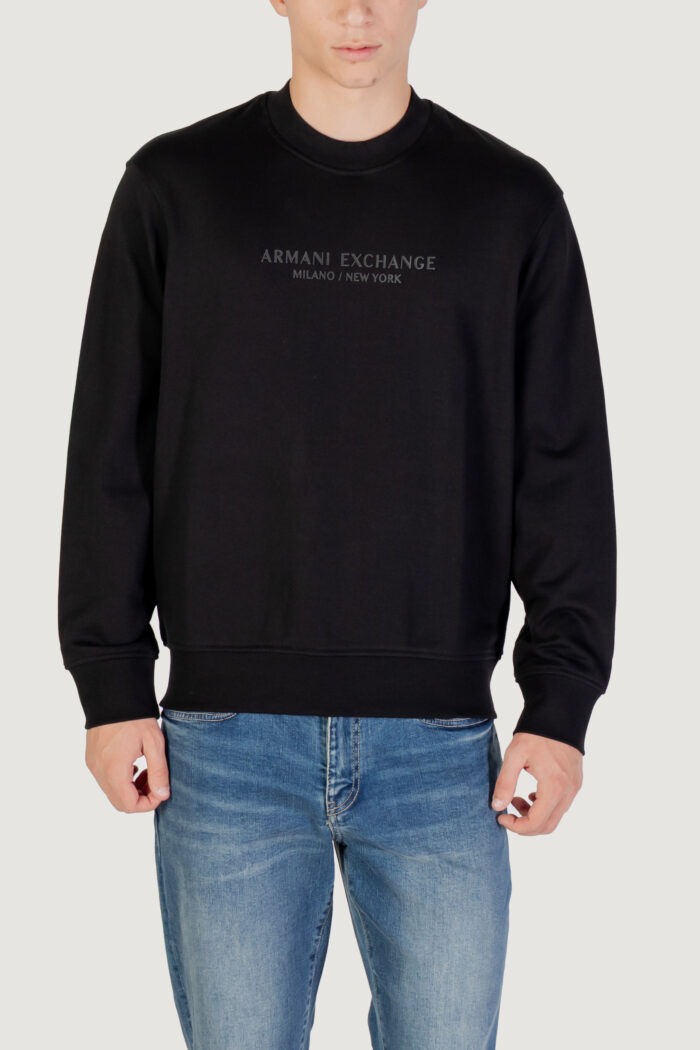 Felpa senza cappuccio Armani Exchange  Nero – XM001284 AF20934