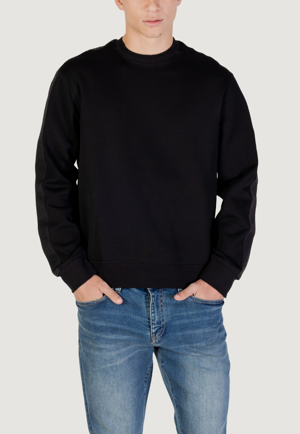 Felpa senza cappuccio Armani Exchange  Nero - Foto 1