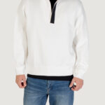 Felpa senza cappuccio Armani Exchange  Panna - Foto 1