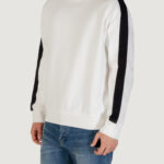 Felpa senza cappuccio Armani Exchange  Panna - Foto 4