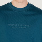 Felpa senza cappuccio Armani Exchange  Petrolio - Foto 5