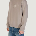 Felpa senza cappuccio Armani Exchange  Taupe - Foto 4