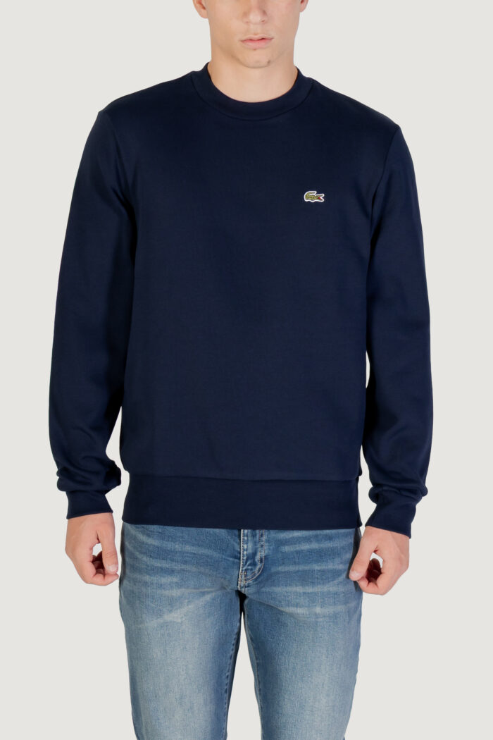 Felpa senza cappuccio Lacoste SWEATSHIRT Blu – SH9608-00