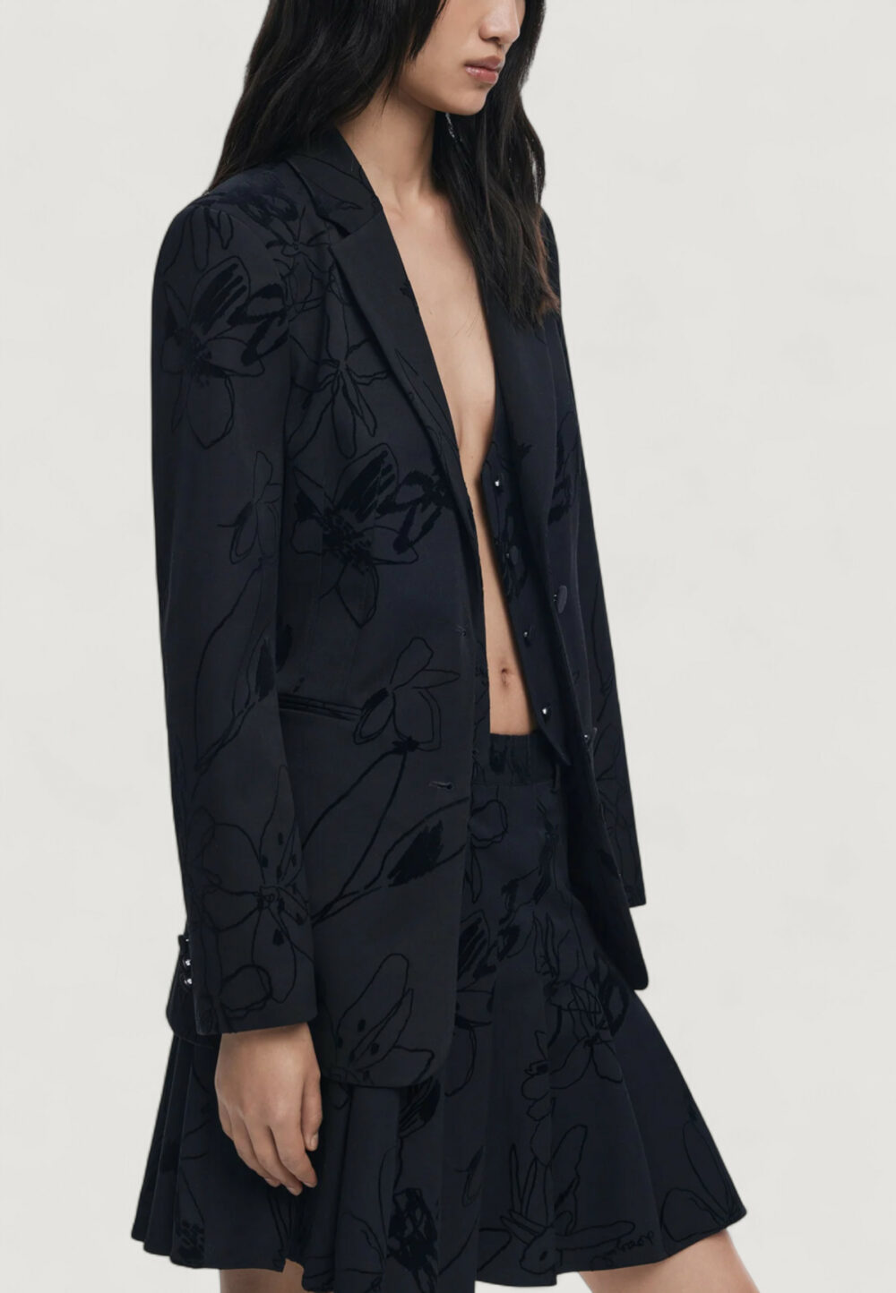 Giacca Desigual BLAZER_FLOCKARTY Nero - Foto 2