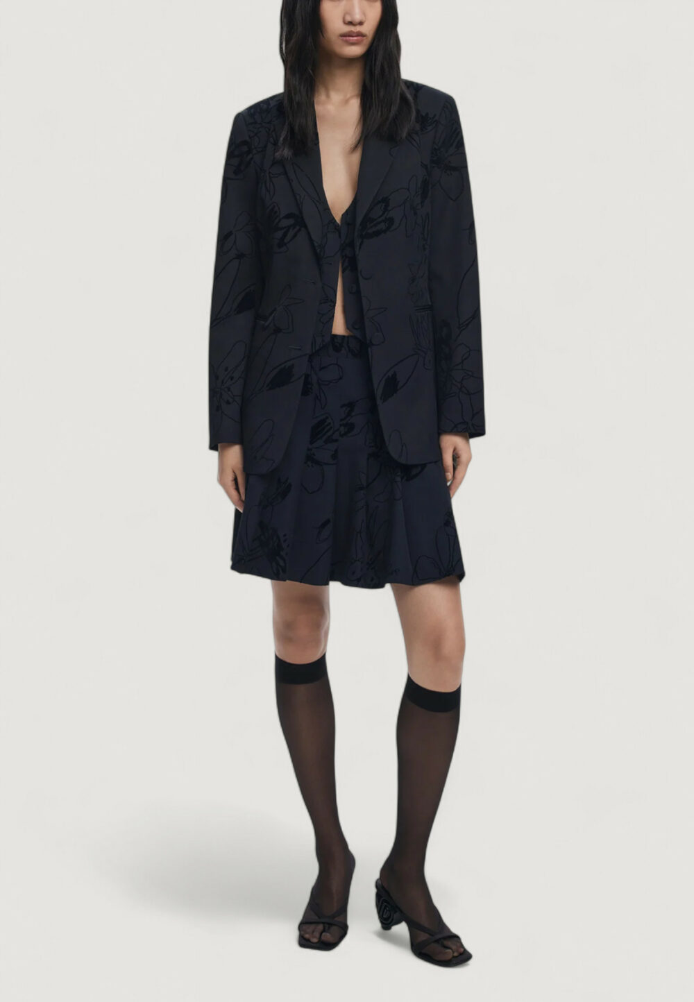 Giacca Desigual BLAZER_FLOCKARTY Nero - Foto 1