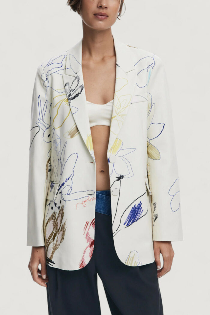 Giacca Desigual BLAZER_ARTY Panna – 25WWEW21
