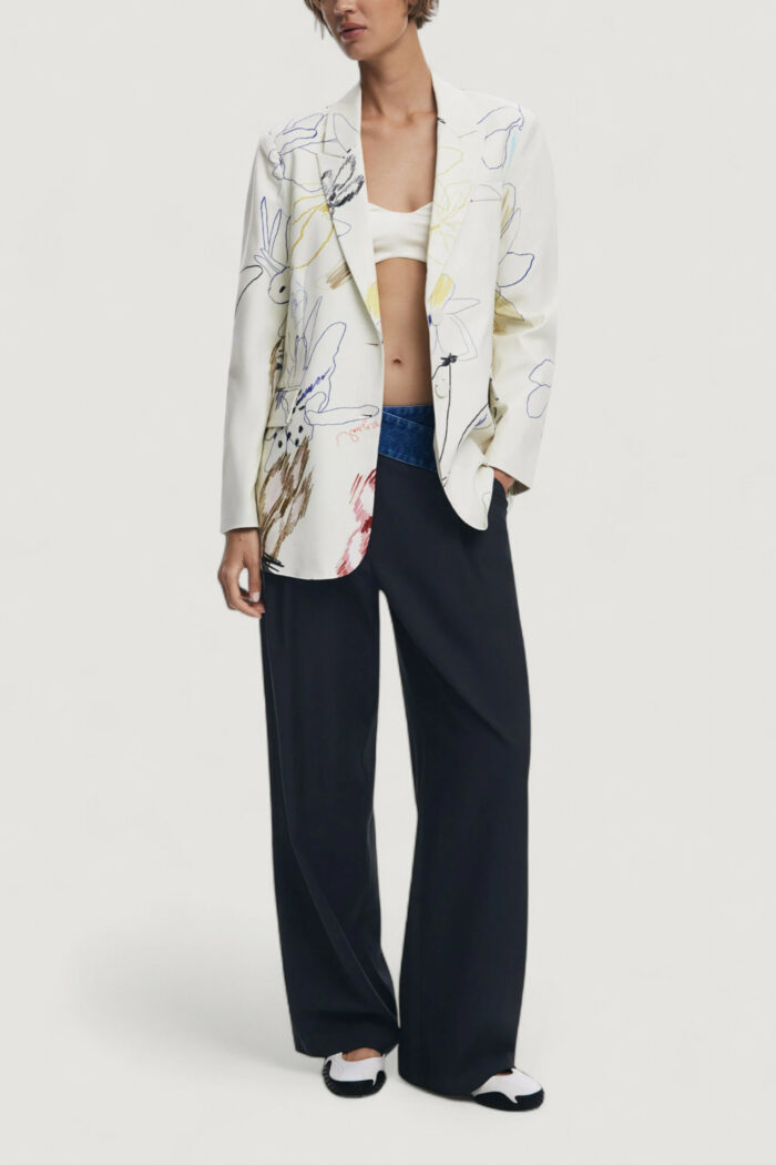 Giacca Desigual BLAZER_ARTY Panna – 25WWEW21