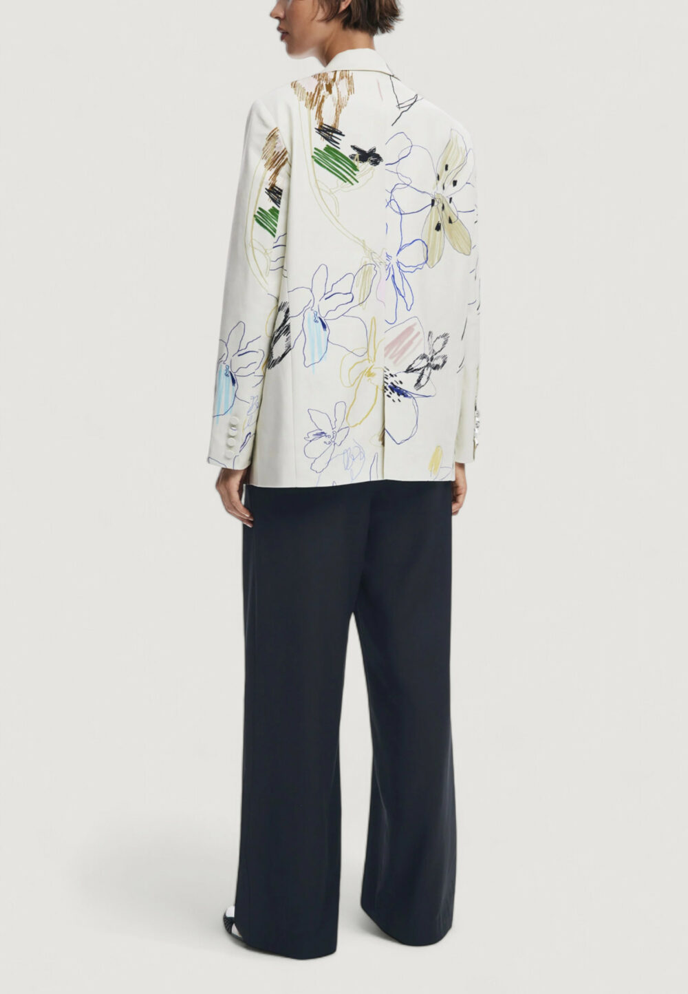 Giacca Desigual BLAZER_ARTY Panna - Foto 5