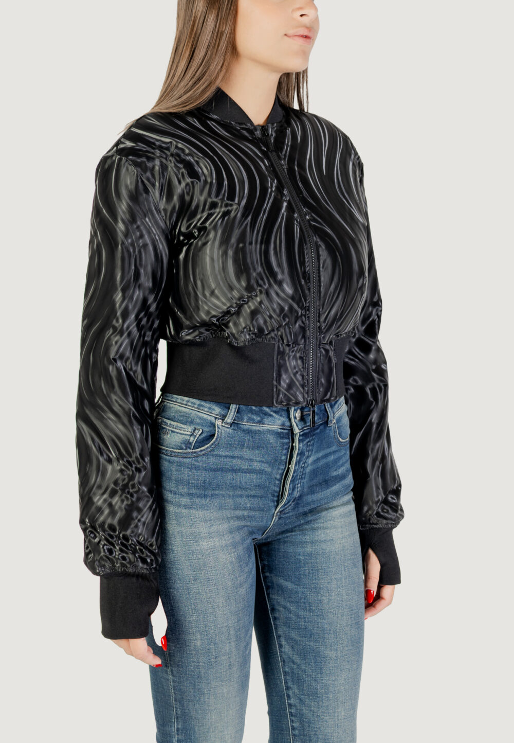 Giacchetto Armani Exchange BLOUSON JACKET Nero - Foto 3