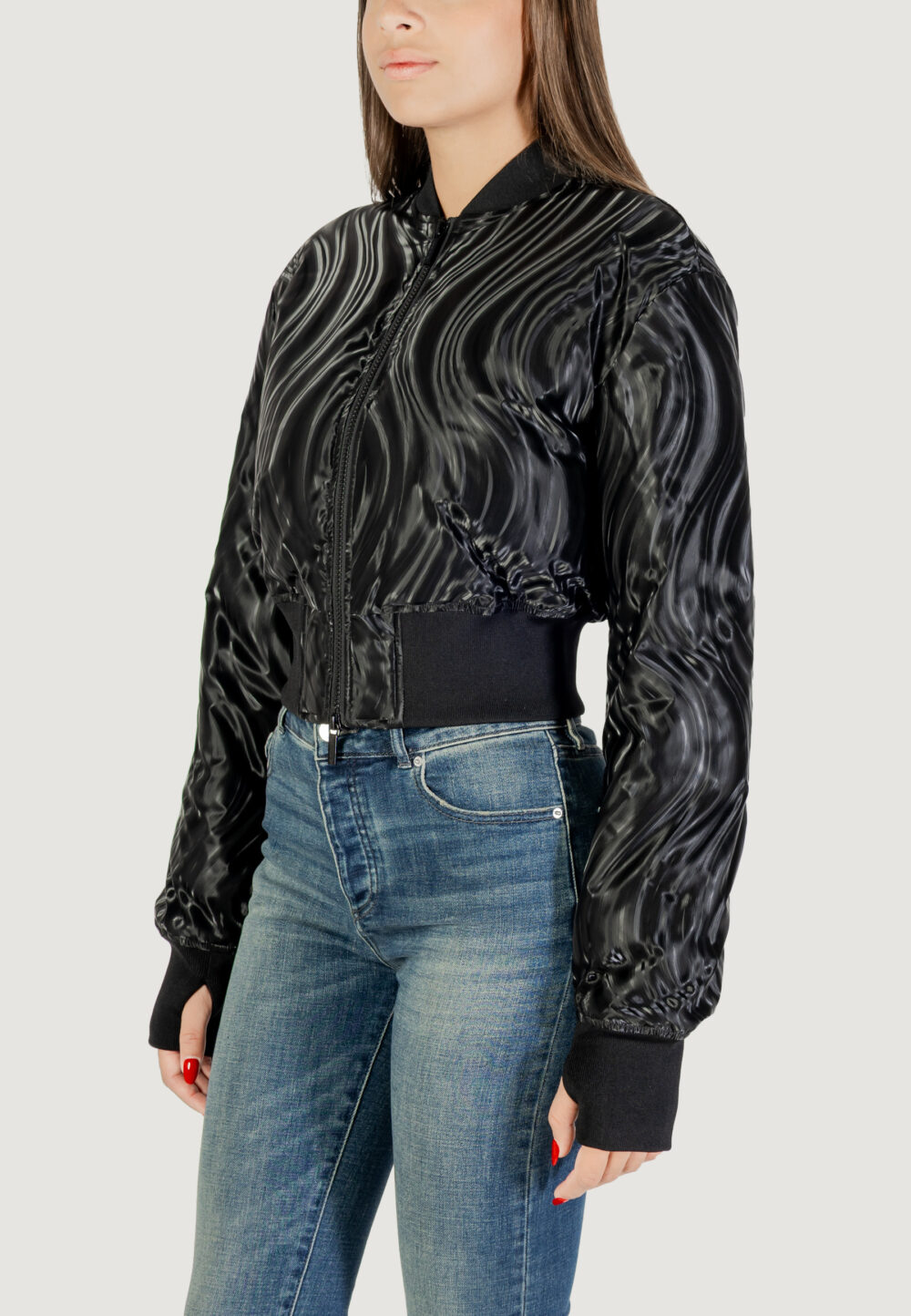 Giacchetto Armani Exchange BLOUSON JACKET Nero - Foto 4