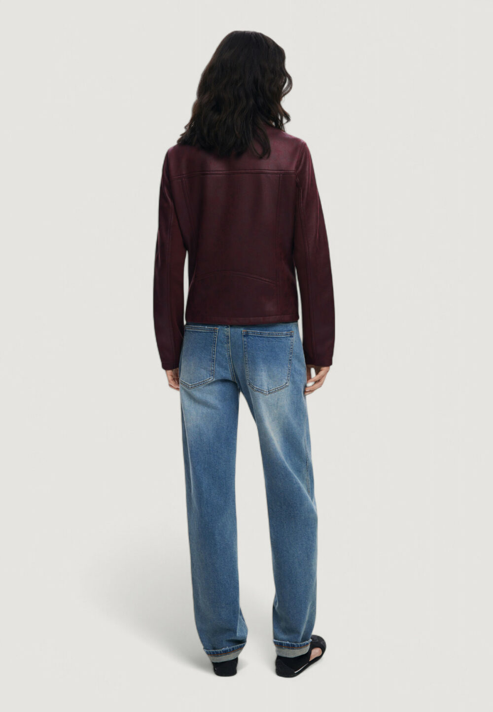 Giacchetto Desigual CHAQ_BASIC Bordeaux - Foto 4