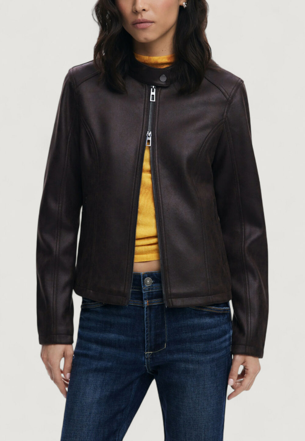Giacchetto Desigual CHAQ_BASIC Marrone - Foto 1