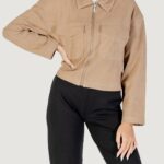 Giacchetto Only ONLSTINA LIFE FAUX SUEDE JACKET CC PNT Beige - Foto 1