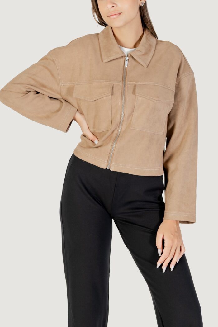 Giacchetto Only ONLSTINA LIFE FAUX SUEDE JACKET CC PNT Beige – 15351260
