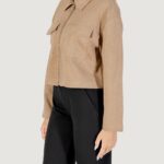 Giacchetto Only ONLSTINA LIFE FAUX SUEDE JACKET CC PNT Beige - Foto 2