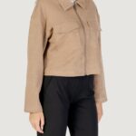 Giacchetto Only ONLSTINA LIFE FAUX SUEDE JACKET CC PNT Beige - Foto 3