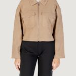 Giacchetto Only ONLSTINA LIFE FAUX SUEDE JACKET CC PNT Beige - Foto 5