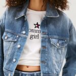 Giacchetto Tommy Hilfiger Jeans TOMMY GIRL OVSZ CRP Indigo - Foto 2