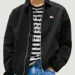 Giacchetto Tommy Hilfiger Jeans TJM ESSENTIAL FLAG J Nero - Foto 1