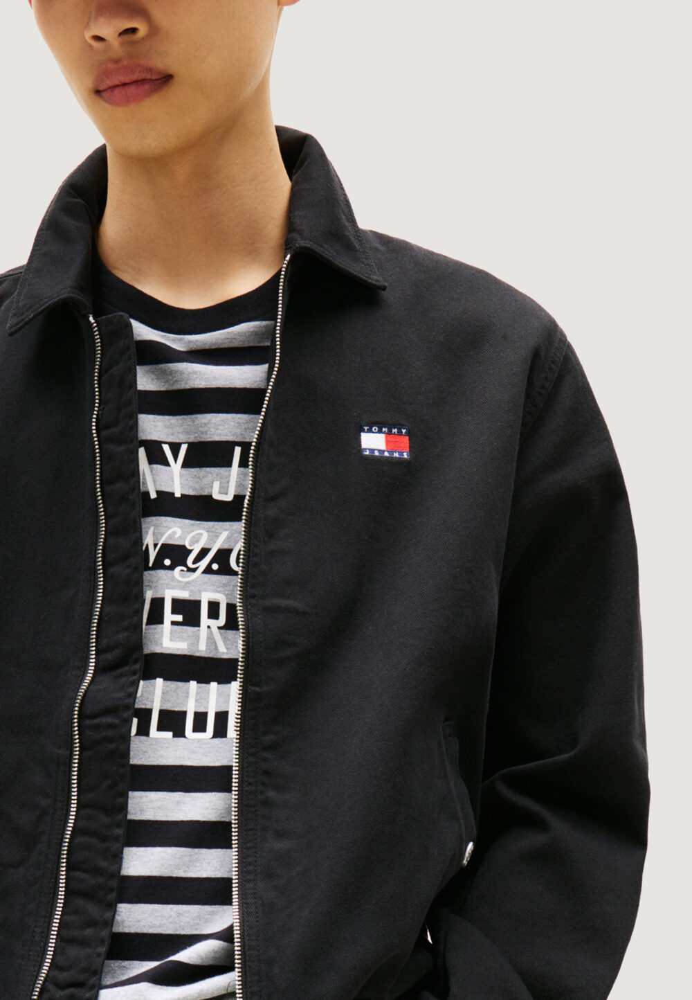 Giacchetto Tommy Hilfiger Jeans TJM ESSENTIAL FLAG J Nero - Foto 2