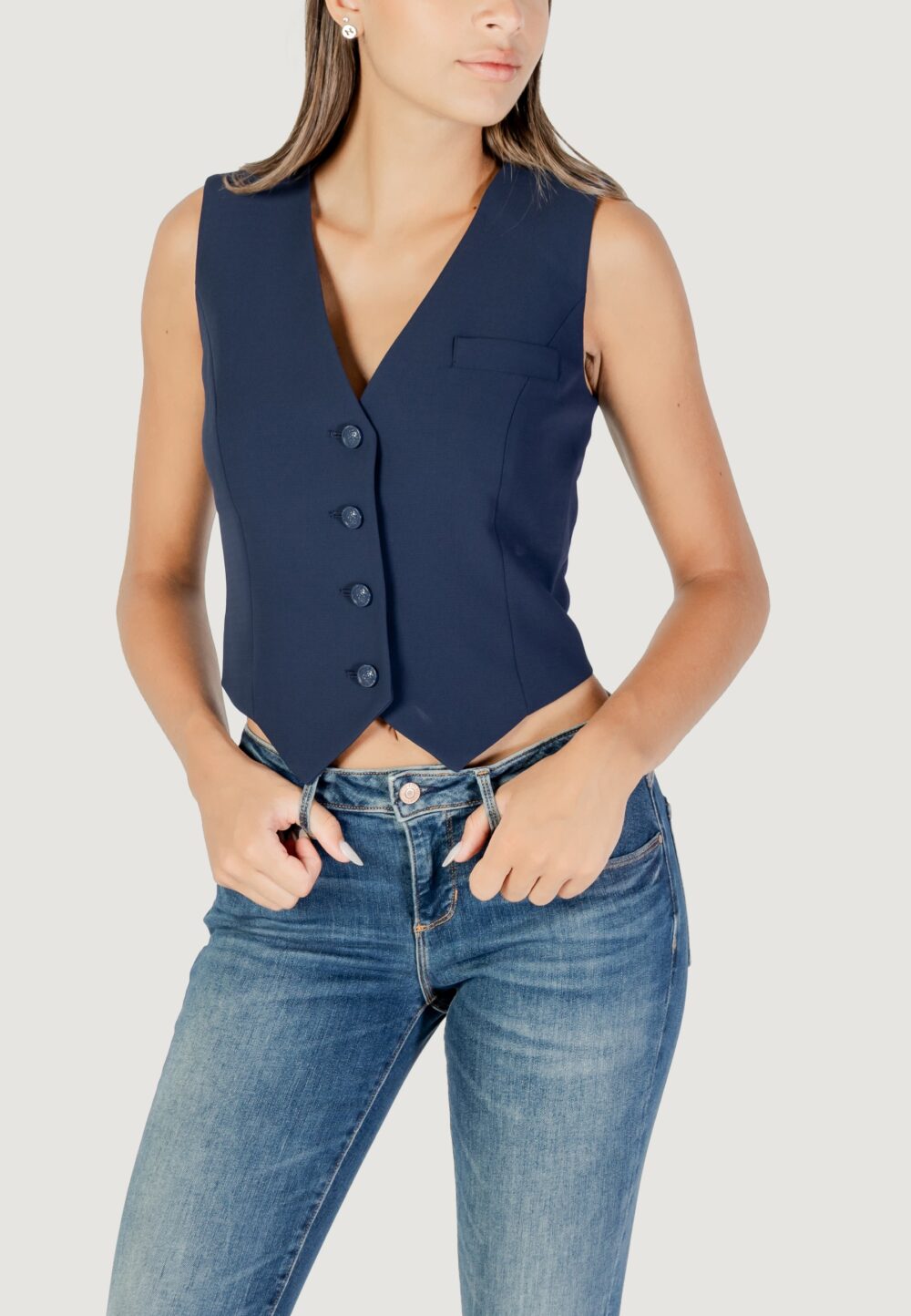 Gilet da completo Guess SL THEOLINE PERFECT VEST Blu - Foto 1