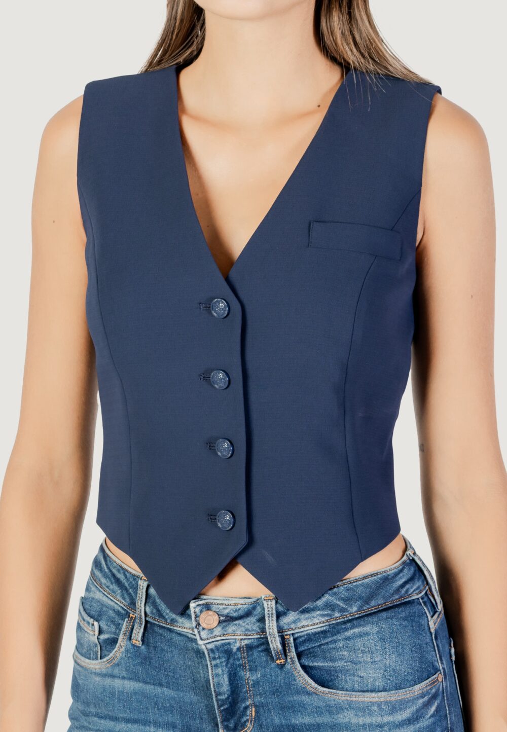 Gilet da completo Guess SL THEOLINE PERFECT VEST Blu - Foto 2