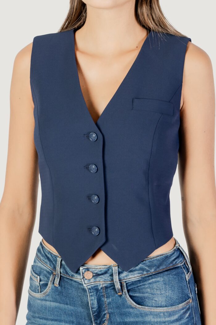 Gilet da completo Guess SL THEOLINE PERFECT VEST Blu – W5YH55 WGHC2