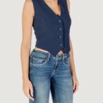Gilet da completo Guess SL THEOLINE PERFECT VEST Blu - Foto 3