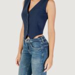 Gilet da completo Guess SL THEOLINE PERFECT VEST Blu - Foto 4