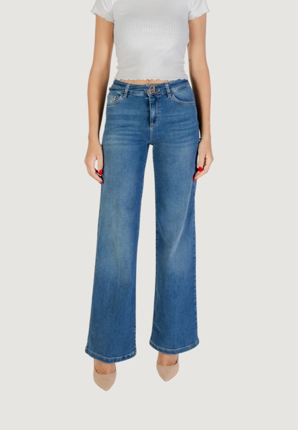 Jeans bootcut Liu-Jo B.UP GOOD FLARE H.W. Denim - Foto 1