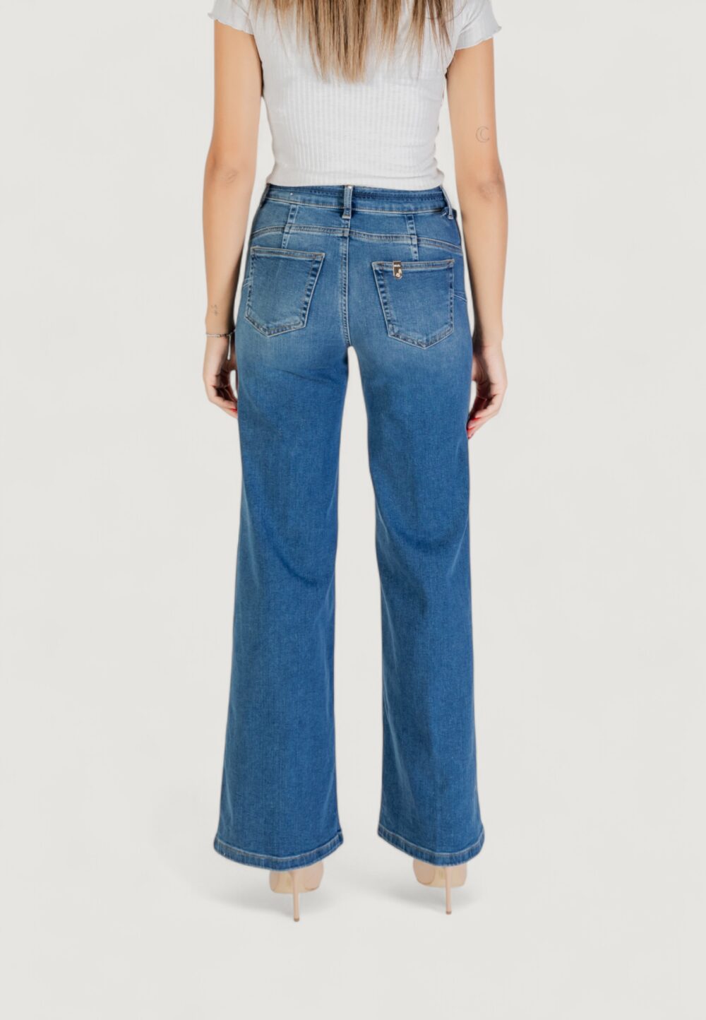Jeans bootcut Liu-Jo B.UP GOOD FLARE H.W. Denim - Foto 5