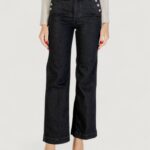 Jeans bootcut Liu-Jo B.UP FLARE BUTTON H.W. Nero - Foto 1