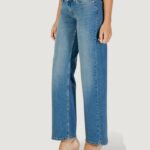 Jeans mom Only ONLJUDY-O LW WIDE LEG DNM TAI712 NOOS Blue Denim - Foto 3