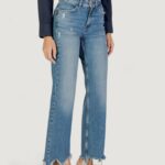 Jeans mom Only ONLJUICY HW WIDE DES MB DNM JEANS DOT Blue Denim - Foto 3