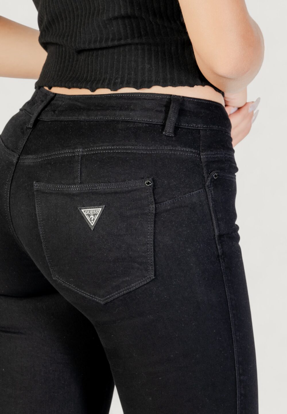 Jeans skinny Guess CURVE X Nero - Foto 4