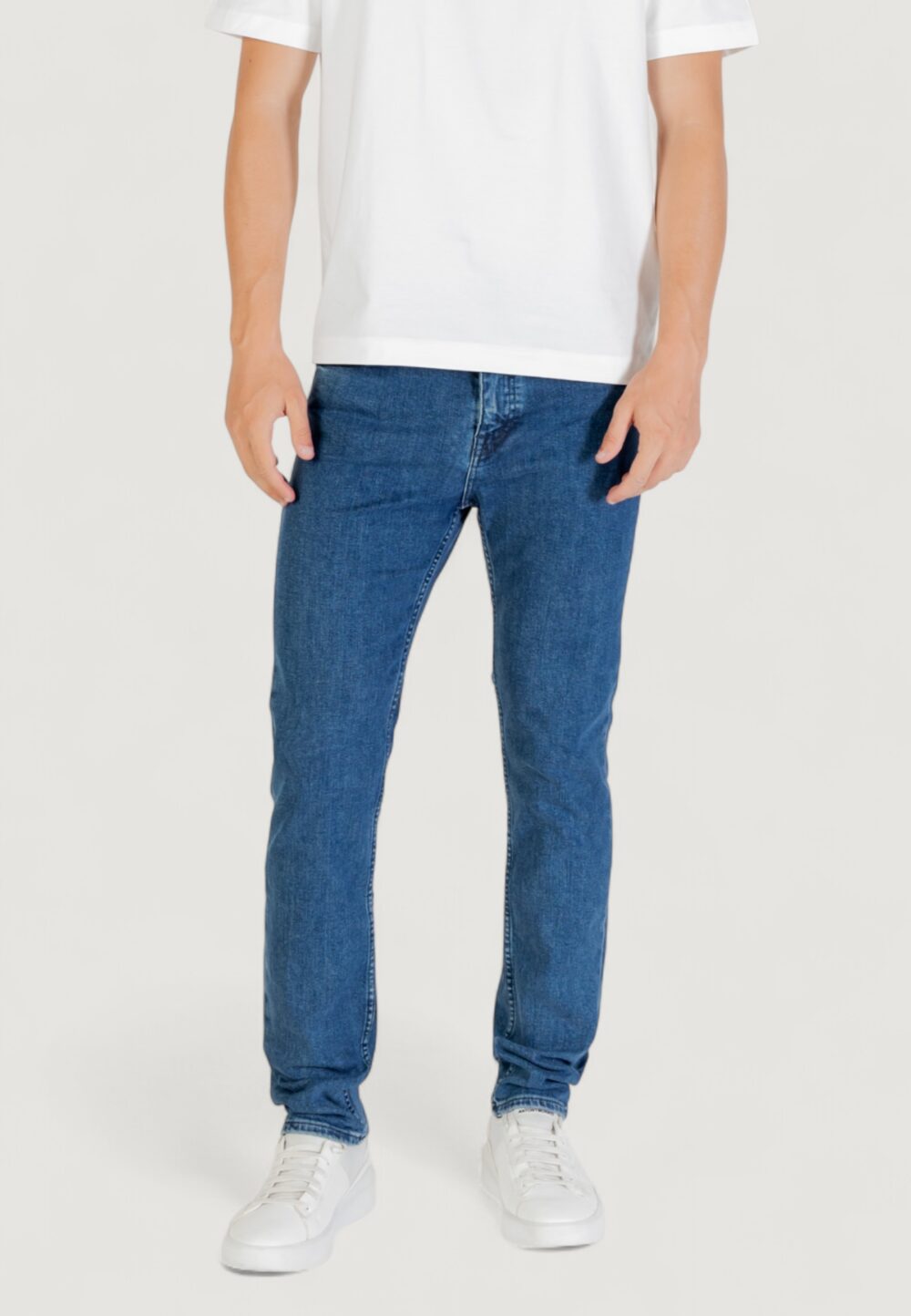 Jeans slim Boss DELAWARE BO 10251068 05 Denim scuro - Foto 1