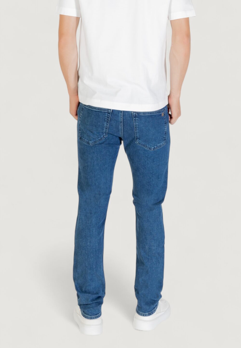 Jeans slim Boss DELAWARE BO 10251068 05 Denim scuro - Foto 4