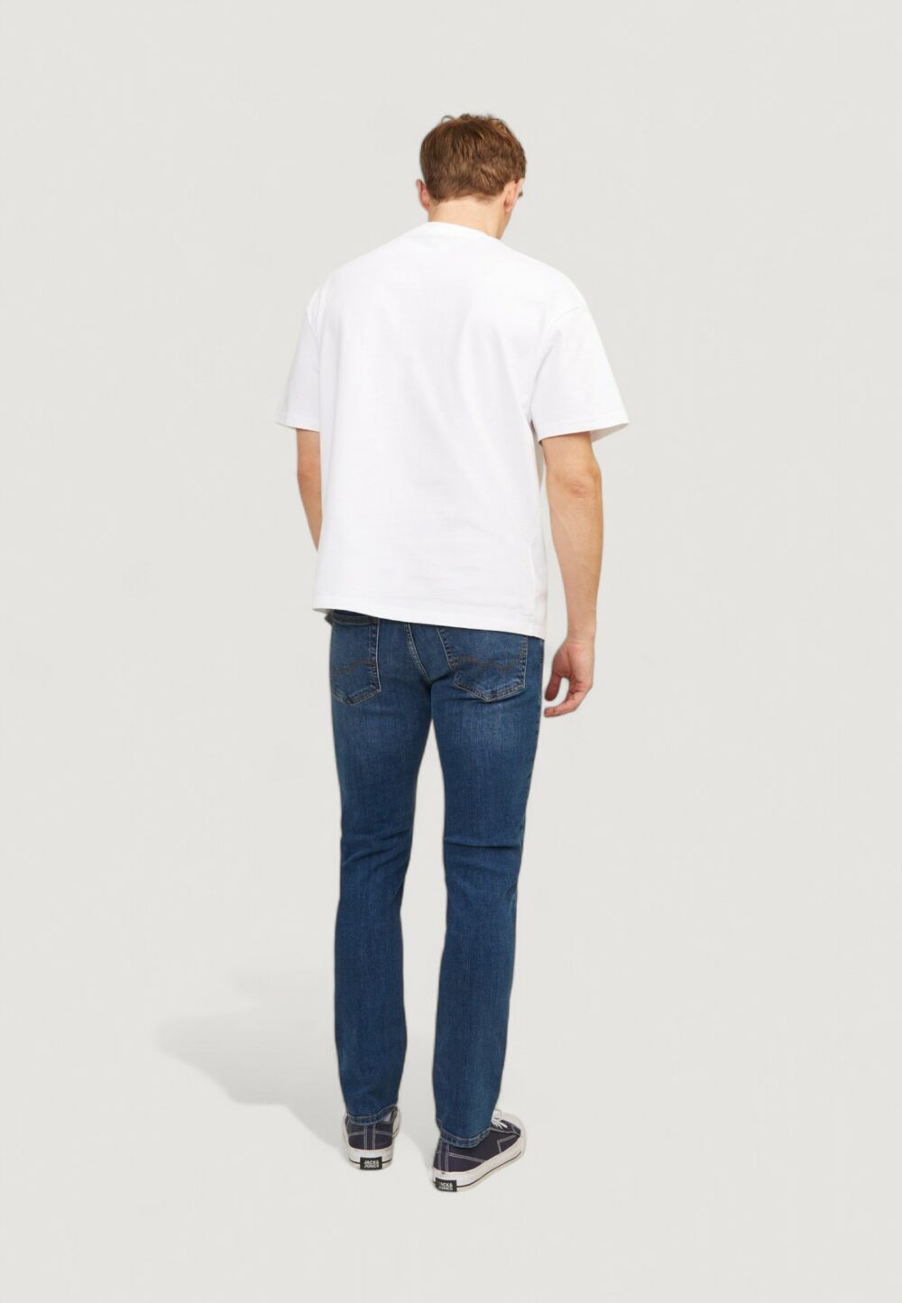 Jeans slim Jack Jones JJITIM JJORIGINAL AM 782 50SPS NOOS Blue Denim Scuro - Foto 4