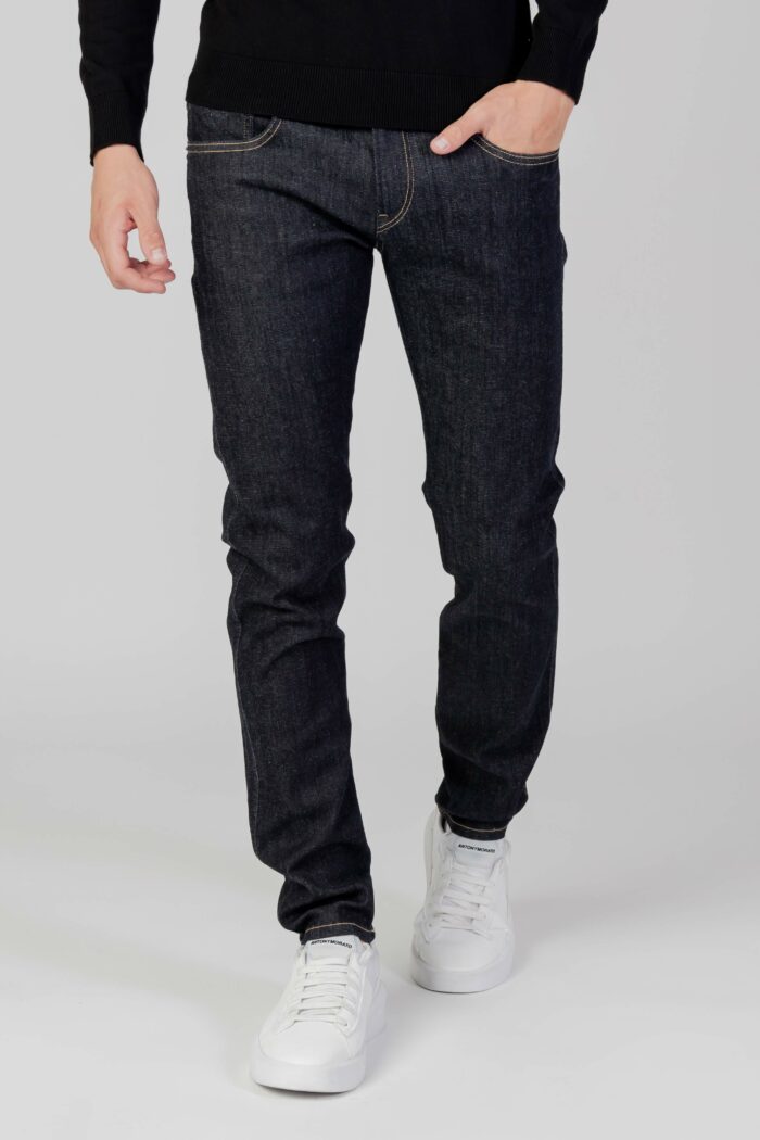 Jeans slim Replay ANBASS Blue Denim Scuro – M914Y.000.661 FI3