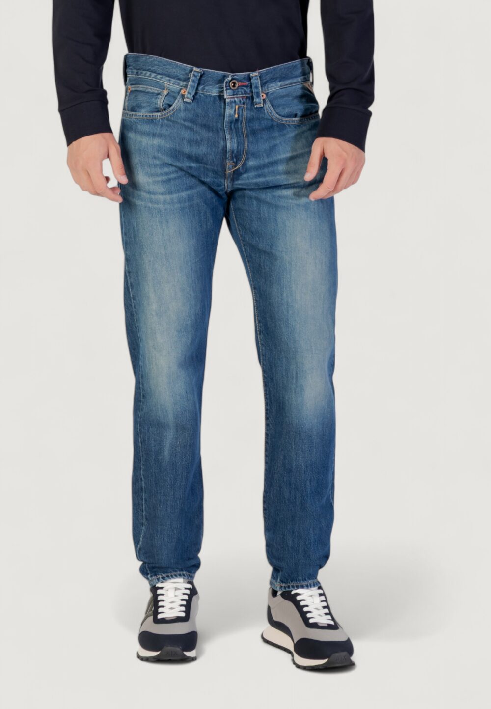 Jeans slim Replay  Denim scuro - Foto 1