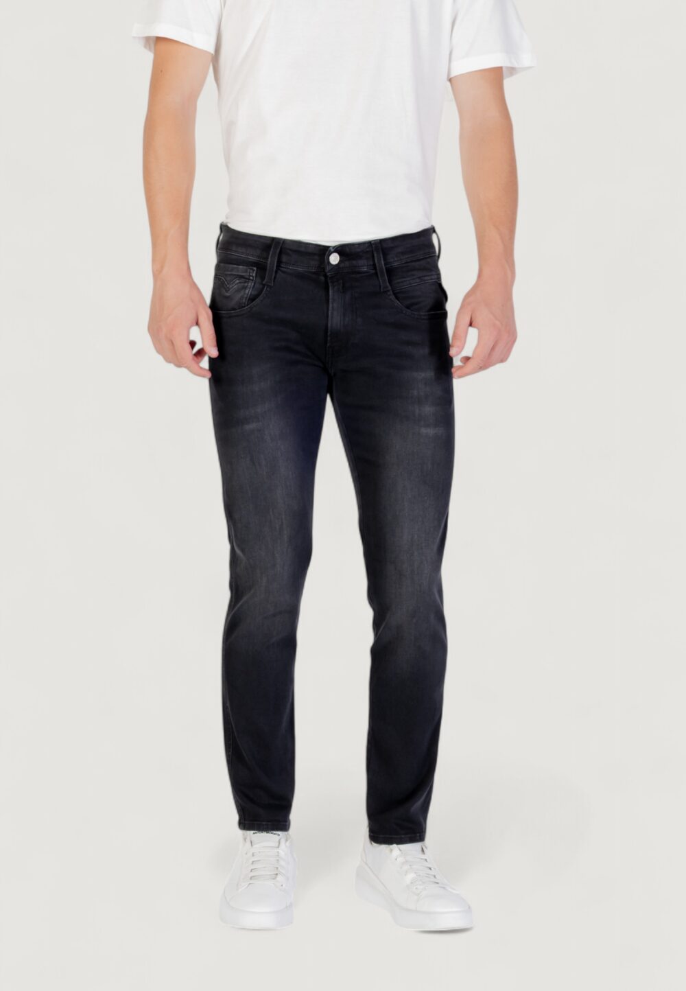 Jeans slim Replay  Nero - Foto 5
